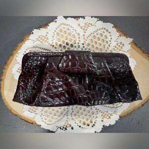 Vintage Plum Clutch